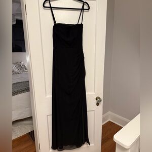Azazie Black Strapless Gown
